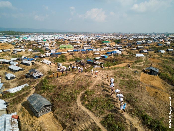 Noventa mil rohinyas, sin alimentos en Bangladesh