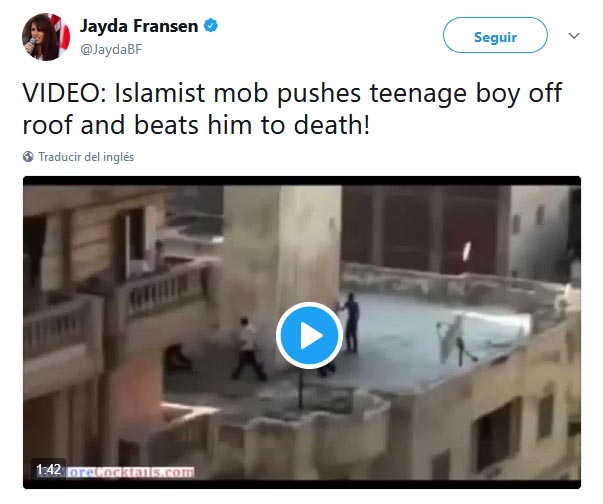 Trump retwittea vídeos contra musulmanes