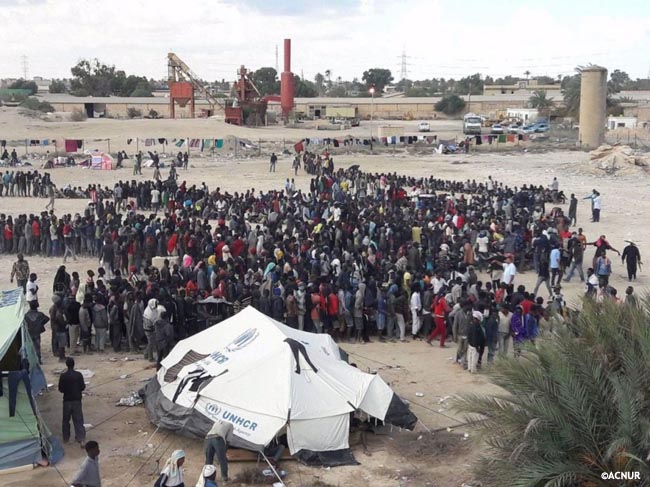 La vergüenza del mundo: 40.000 refugiados detenidos en Libia