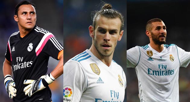 Comienzan los posibles descartes en el Real Madrid: Bale, Benzema y Keylor