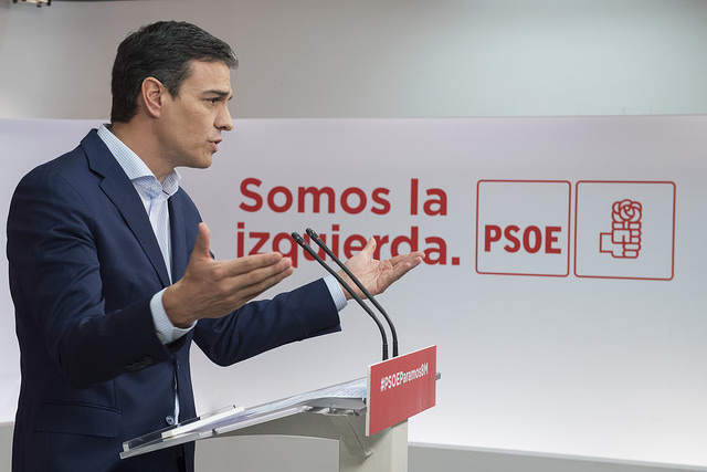 Pedro Sánchez: "Si Rajoy no aprueba los Presupuestos deberá someterse a una cuestión de confianza"