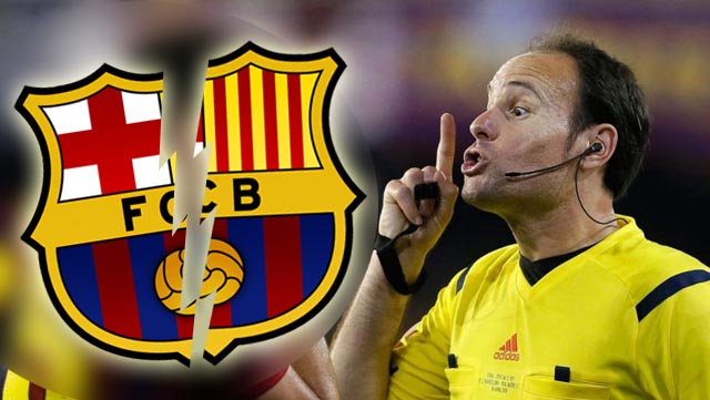 ¿Puede el Barça quejarse de los árbitros?