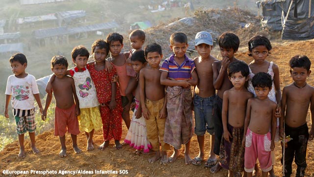 Los rohingya, en peligro por los temporales en Bangladesh