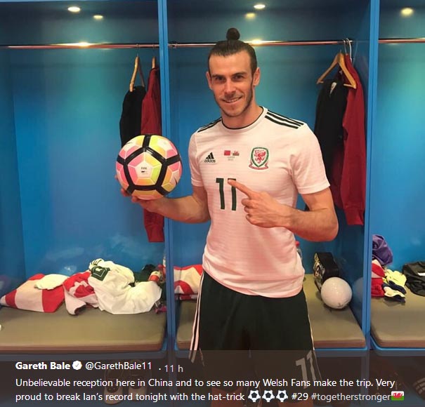 Bale triunfa con Gales