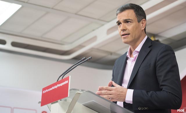 Pedro Sánchez: “Si los Presupuestos no superan la enmienda a la totalidad, Rajoy tendrá como mínimo que someterse a una cuestión de confianza”