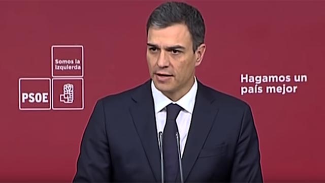 El PSOE acuerda con el Gobierno defender la democracia en Cataluña