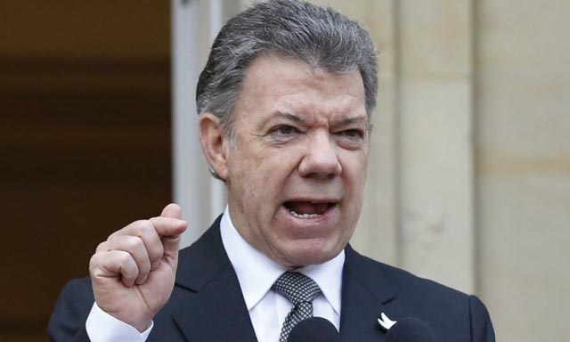 El presidente Santos defiende en Madrid el proceso de paz de Colombia