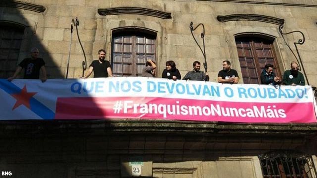 La familia Franco denuncia por delitos de odio a los que ocuparon simbólicamente el Pazo de Meirás