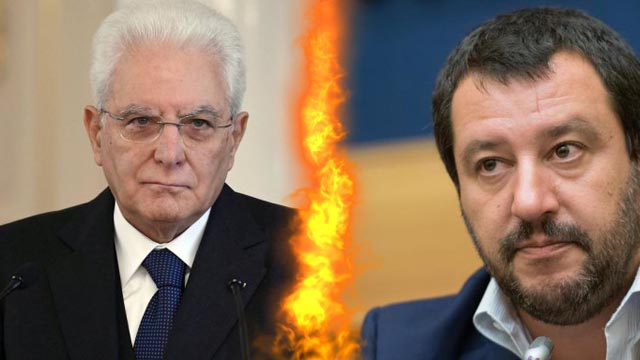 Salvini se queja de que Mattarella simpatice con los inmigrantes