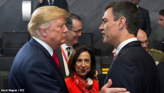 Trump critica a España