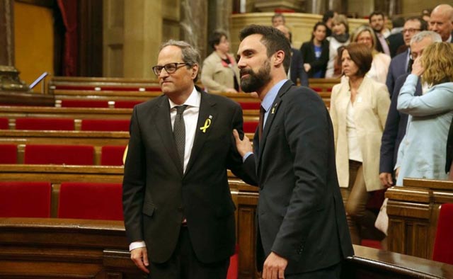 El Gobierno impugna la decisión del Parlament de Cataluña que proponía la vía unilateral a la independencia