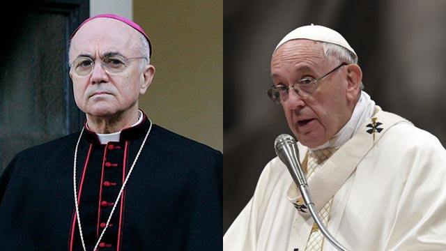 Un arzobispo denuncia al papa Francisco por saber y encubrir los abusos sexuales