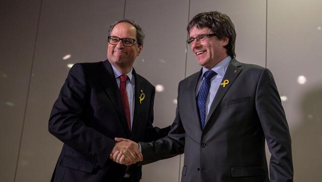 Torra dispuesto a liberar a los políticos presos si así se lo pide el Parlament de Cataluña