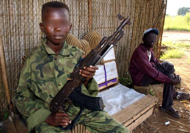 Veinte mil niños soldados en Sudan del Sur