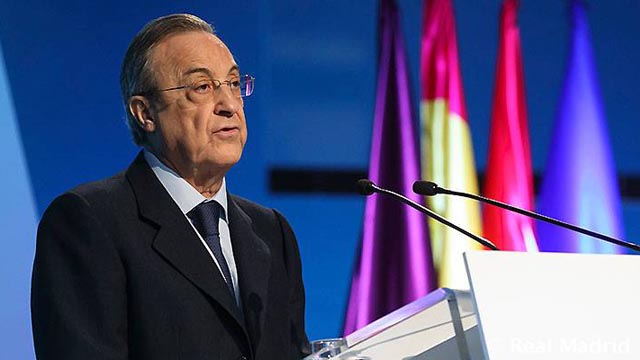 Florentino Pérez: "El Real Madrid no jugará la Liga en los Estados Unidos"