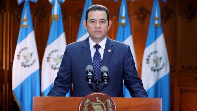 El presidente de Guatemala visita Estados Unidos por el asunto de la caravana de migrantes