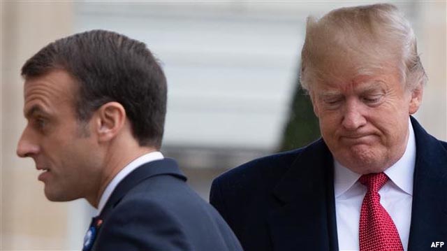 Trump: “El problema es que Emmanuel Macron tiene un nivel de aceptación muy bajo”