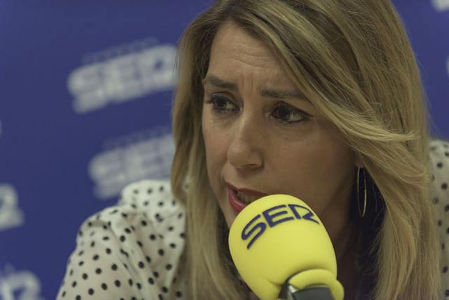 Susana Díaz cuenta con el apoyo de Pedro Sánchez