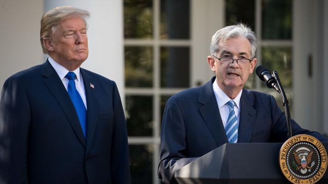 Trump valora despedir al presidente de la Reserva Federal por elevar los tipos de interés