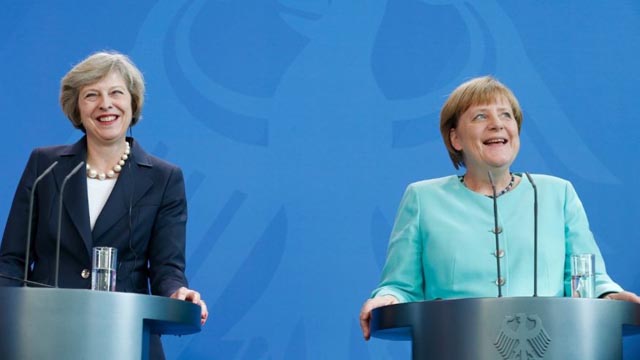 ¿Qué le prometió Merkel a May?