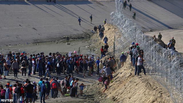 Medio millar de migrantes murieron en la frontera de Estados Unidos en 2018