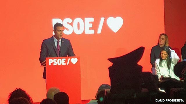 Pedro Sánchez presenta el lema de campaña del PSOE: 'La España que quieres'