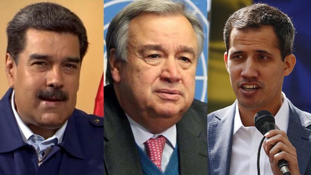 La ONU se ofrece para mediar entre Maduro y Guaidó