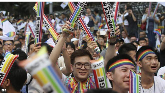 El Gobierno de Taiwán da el primer paso para aprobar el matrimonio entre personas del mismo sexo