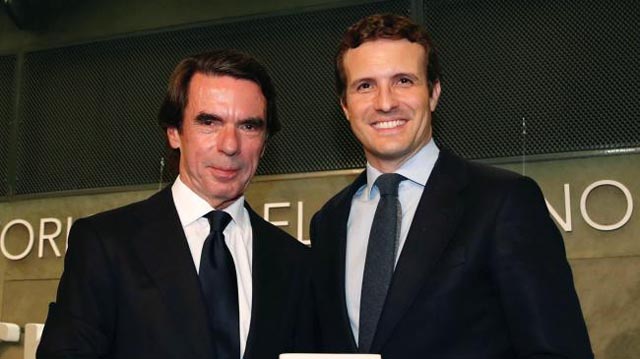 Aznar dice que Sánchez es el candidato de la secesión
