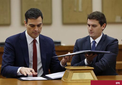 Las tentaciones de Rivera de pactar con el PSOE