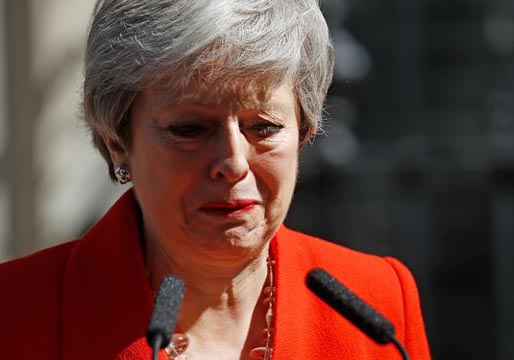 Theresa May dejará de ser primera ministra el 7 de junio