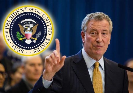 Bill de Blasio, alcalde de Nueva York, anuncia que se presentará a la Presidencia de los Estados Unidos