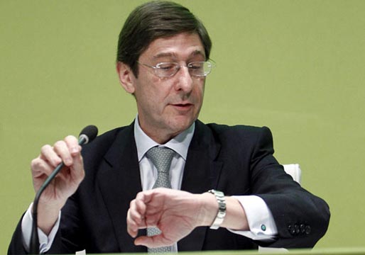 Goirigolzarri cree que aún no es el momento para privatizar Bankia
