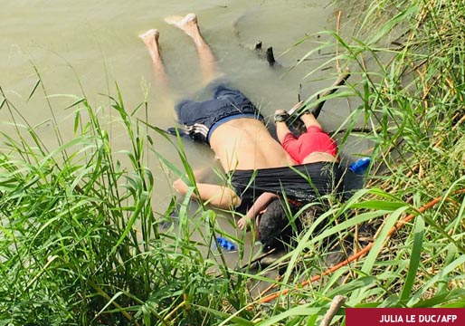 La foto de la vergüenza: un padre y su hija migrantes, ahogados en la frontera de EEUU