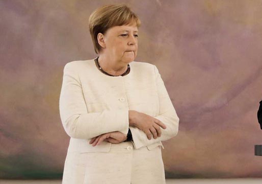Merkel vuelve a sufrir temblores y desata una enorme preocupación en Alemania