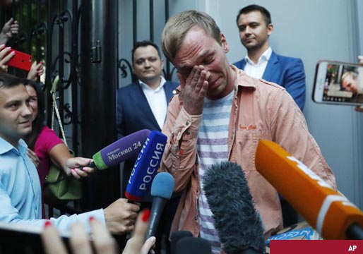 Cientos de detenidos en Rusia por las protestas en defensa del periodista Golunov