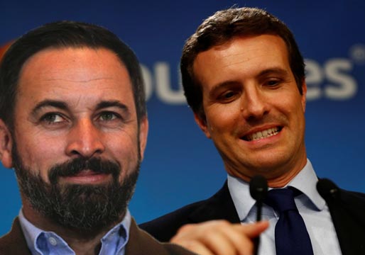 Abascal estaba reunido con Casado cuando Vox bloqueó el gobierno en Murcia