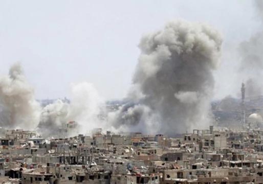 Cómo las minas matan niños en Damasco