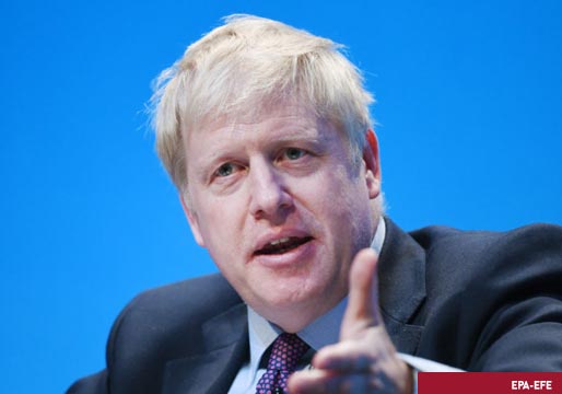 Johnson partidario de un acuerdo de libre comercio con la UE si es primer ministro
