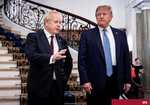 Trump promete a Johnson un gran acuerdo comercial contra la Unión Europea