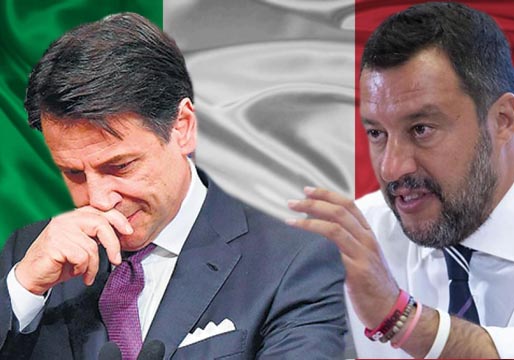 Salvini presenta una moción de censura contra Conte y provoca la convocatoria de elecciones en Italia