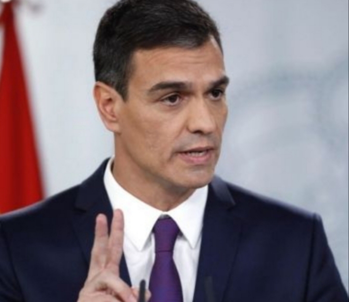 Sánchez reanuda su agenda oficial con una visita al incendio de Gran Canaria