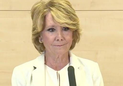 Esperanza Aguirre, imputada por desviar dinero público al PP de Madrid