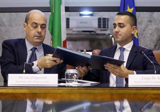 El M5S y el Partido Democrático se entienden en Italia