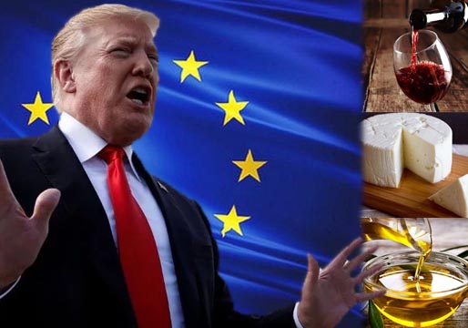 Trump subirá los aranceles al queso, al vino y al aceite español