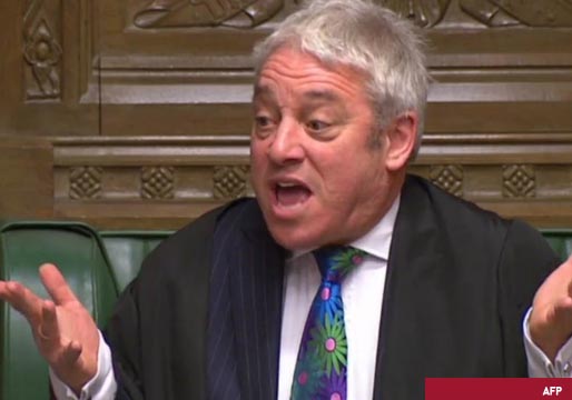 El presidente de la Cámara de los Comunes bloquea la votación promovida por Boris Johnson