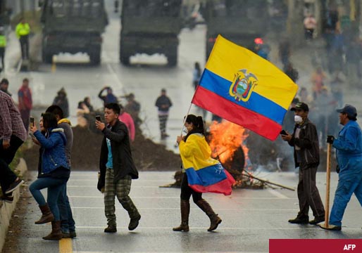 Un juez de Ecuador mete en prisión a un diputado acusándolo de participar en las protestas
