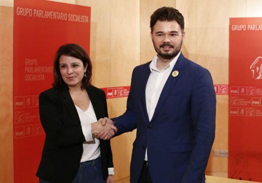 Mañana comienzan las negociaciones entre el PSOE y ERC