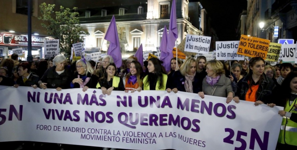 Toda España se movilizó ayer contra la violencia machista