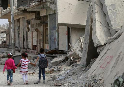 La muerte de tres niños por una bomba antipersona siembra de dolor Siria